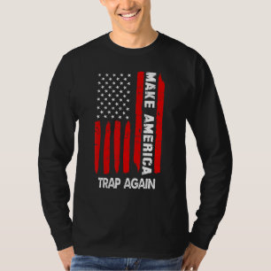 T-shirt Rendre l'Amérique au piège américain Drapeau améri