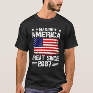 T-shirt Rendre l'Amérique grande depuis 2007 Anniversaire