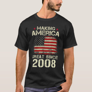 T-shirt Rendre l'Amérique grande depuis 2008 14ème Birt Vi