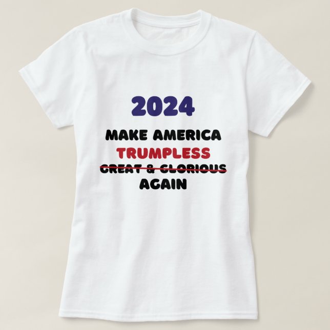 T-shirt rendre l'Amérique grande et glorieuse à nouveau tr (Design devant)