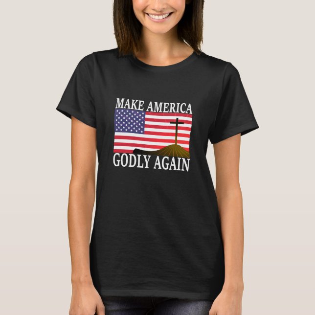 T-shirt Rendre l'Amérique saine (Devant)