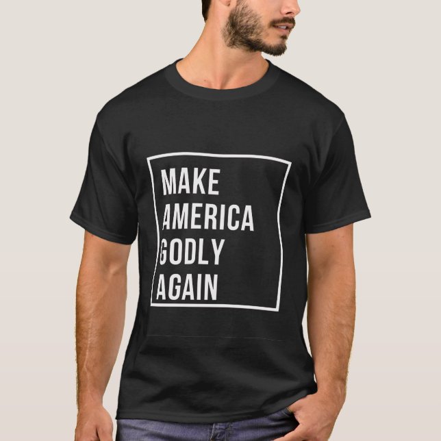 T-shirt Rendre l'Amérique saine (Devant)