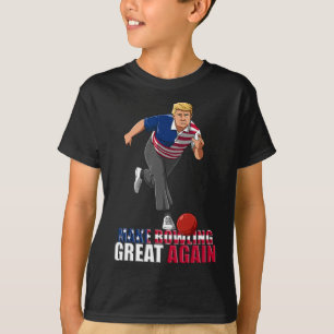 T-shirt Rendre le bowling super - Drôle Trump Bowling Gif