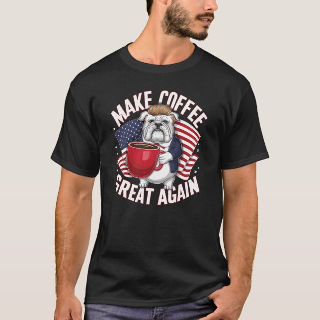 T-shirt Rendre Le Café Super ! (Devant)