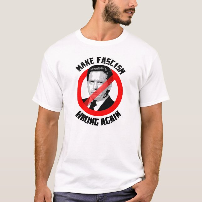 T-shirt Rendre le fascisme inapproprié (Devant)