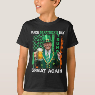 T-shirt Rendre le Jour de la Saint Patrick grand Shamrock