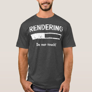 T-shirt Rendre l'éditeur vidéo Animation Visual SFX