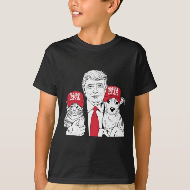 T-shirt Rendre les animaux en sécurité à l'élection Mega T (Devant)