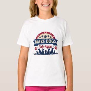 T-shirt Rendre les chiens sûrs à nouveau Trump Election