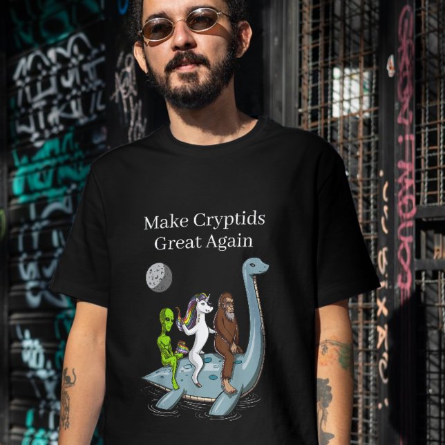 T-shirt Rendre les Cryptides grand à nouveau l'Alien Unico (Créateur téléchargé)