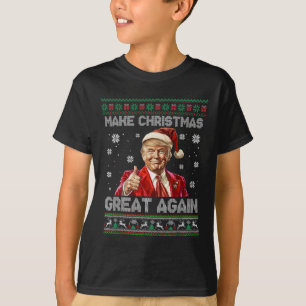 T-shirt Rendre Noël grand à nouveau Noël Noël amusant Trum