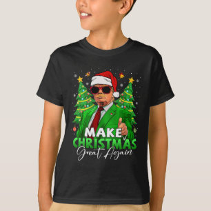 T-shirt Rendre Noël super à nouveau amusant Père Noël Trum