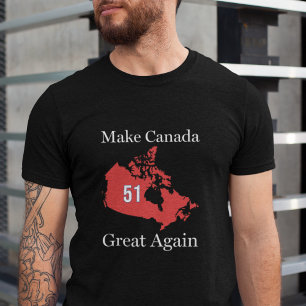 T-shirt Rendre sa grandeur au Canada Tee 51st State MAGA