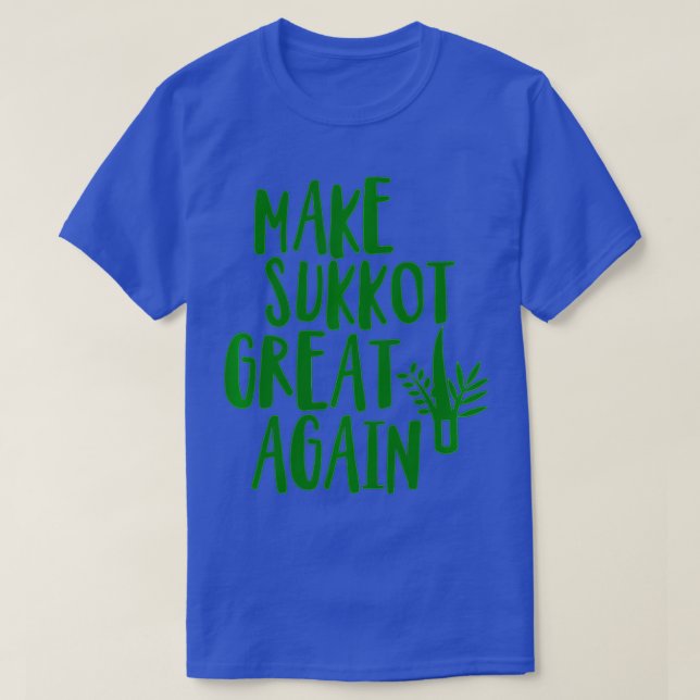 T-shirt Rendre Sukkot grand à nouveau juif Sukkah récolte  (Design devant)