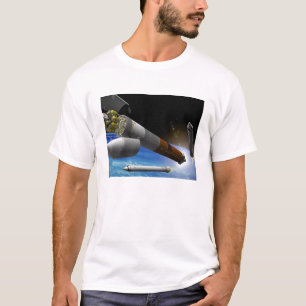 T-shirt Rendu d'artiste d'une fusée de transport lourd