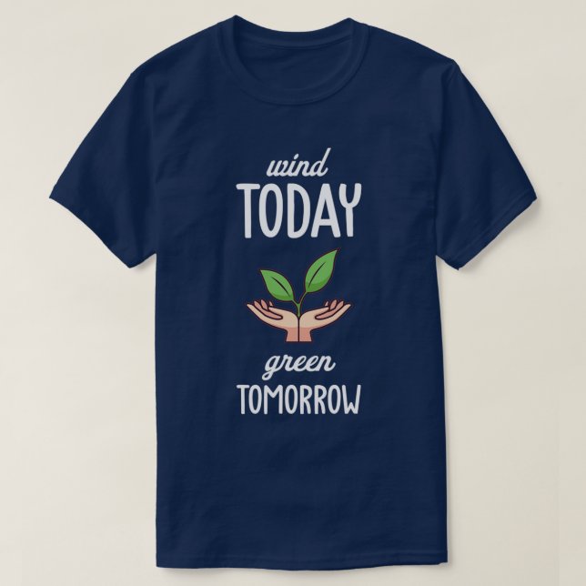 T-shirt Renewable energies I energy transition electricity (Design devant)