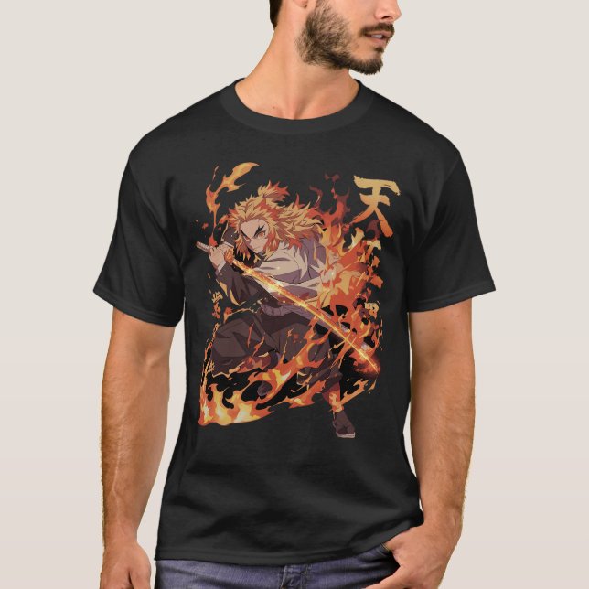 T-shirt rengoku vintage (Devant)