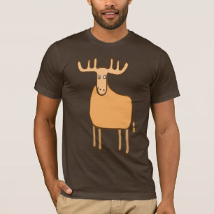 T-shirt renne de caribou d'orignal