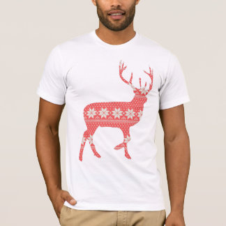 T-shirt Renne de fête