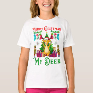 T-shirt Renne de Noël drôle, Joyeux Noël mon cerf