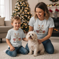 Renne duveteux - chien Bichon Frise