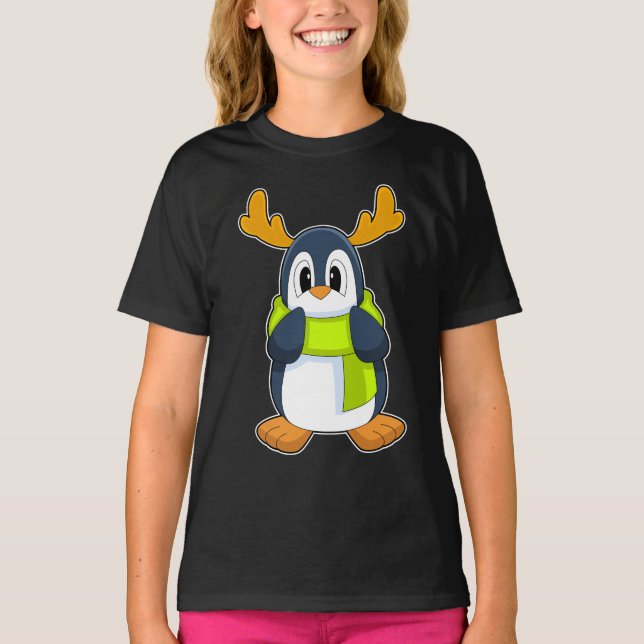 T-shirt Renne Manchot (Devant)