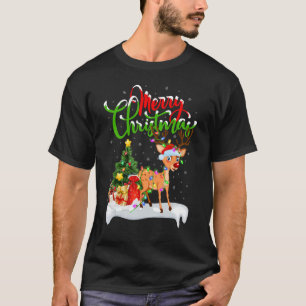 T-shirt Rennes Décorations Noël Santa Rennes Noël