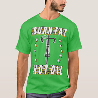 T-shirt Rennrad Radsport Radfahrn Gras brûlées Pas d'huile