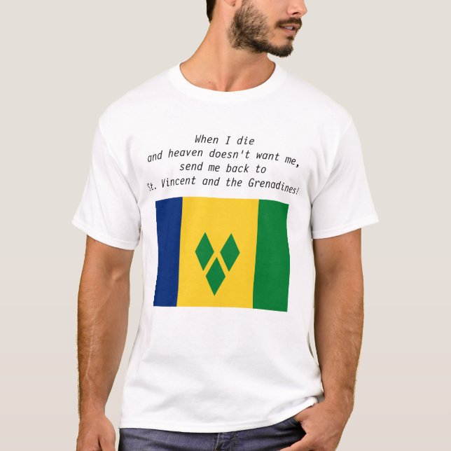 T-shirt Renvoyez-moi à Saint-Vincent-et-les Grenadines (Devant)