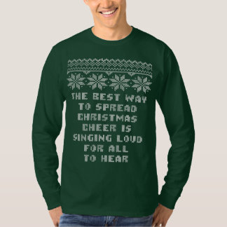 T-shirt Répandez la chemise laide de chandail de vacances