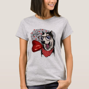 T-shirt Répandre L'Amour Husky