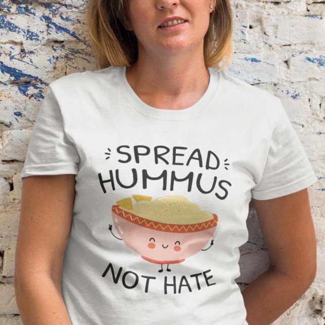 T-shirt Répandre Le Hummus Pas La Haine (Créateur téléchargé)