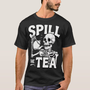 T-shirt Répandre le Thé Drôle de Potins