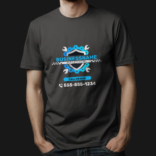 T-shirt Réparation automobile Black & Blue Automotive Auto