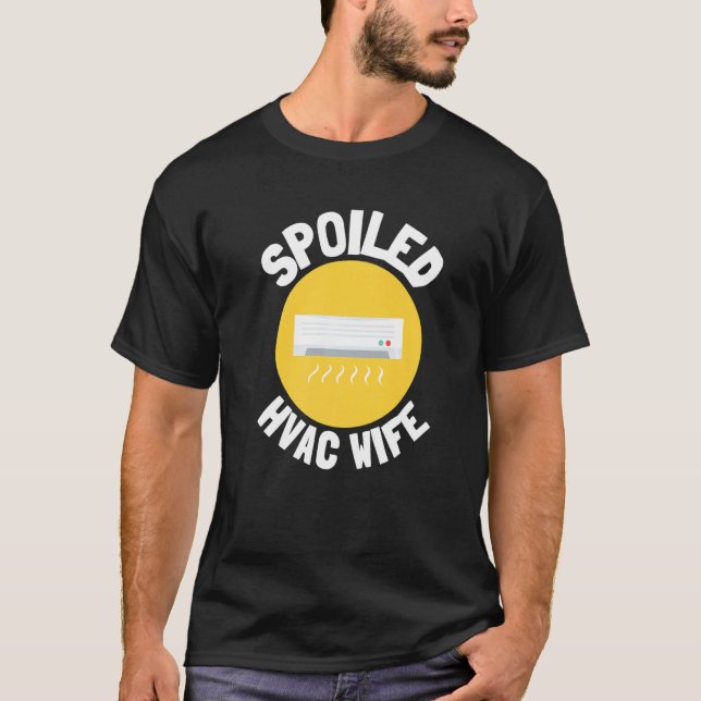 T-shirt Réparation de l'air conditionné par un technicien  (Devant)