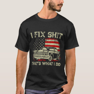 T-shirt Réparez c'est ce que font les mécaniciens vintage