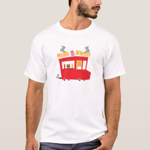 T-shirt Repas sur des roues