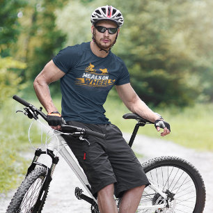 T-shirt Repas sur Roues Cyclisme Amateurs Camping Fun