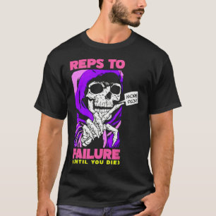 T-shirt Repères Drôle À Une Défaillance Poids Bodybuilding