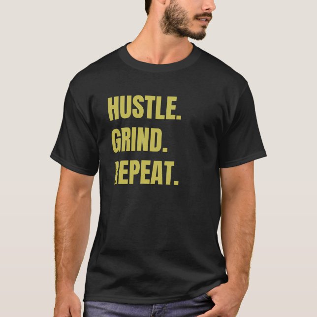 T-shirt Répétation de la broche - Motivation (Devant)
