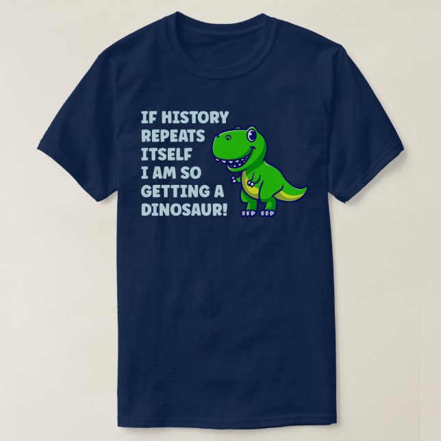 T-shirt Répétations de l'historique (Design devant)