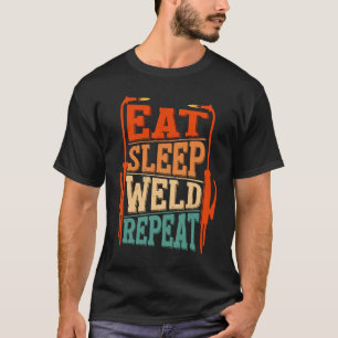 T-shirt Répéter la soudure du sommeil