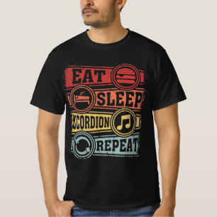 T-shirt Répéter l'accordion du sommeil