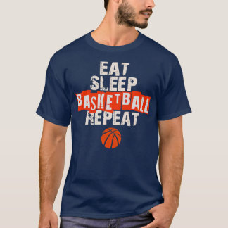 T-shirt Répéter le basketball du sommeil