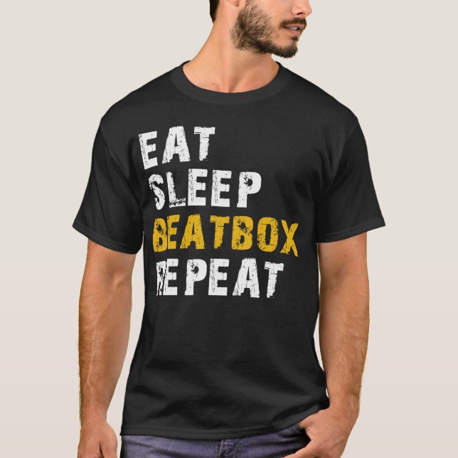 T-shirt répéter le beatbox du sommeil (Devant)