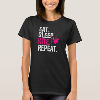 T-shirt Répéter le cerf-volant du sommeil - Kitesurf Premi