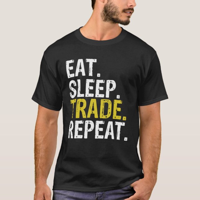 T-shirt Répéter le commerce du sommeil (Devant)