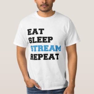 T-shirt Répéter le flux de veille
