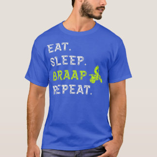 T-shirt Répéter le frein Motocross Dirt Bike Off Road Endu