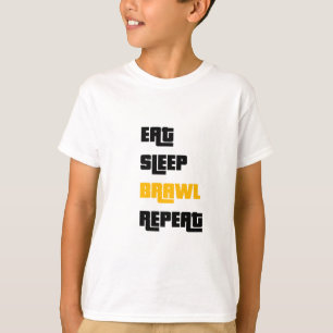 T-shirt Répéter le freinage du sommeil de la consommatio